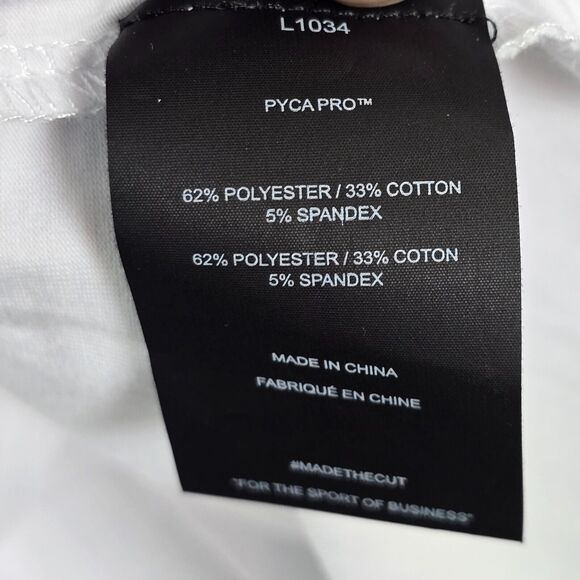 Cuts Men's Pyca Pro Henley Shirt White Solid Elongated Athleisure  Size M - Picture 8 of 11